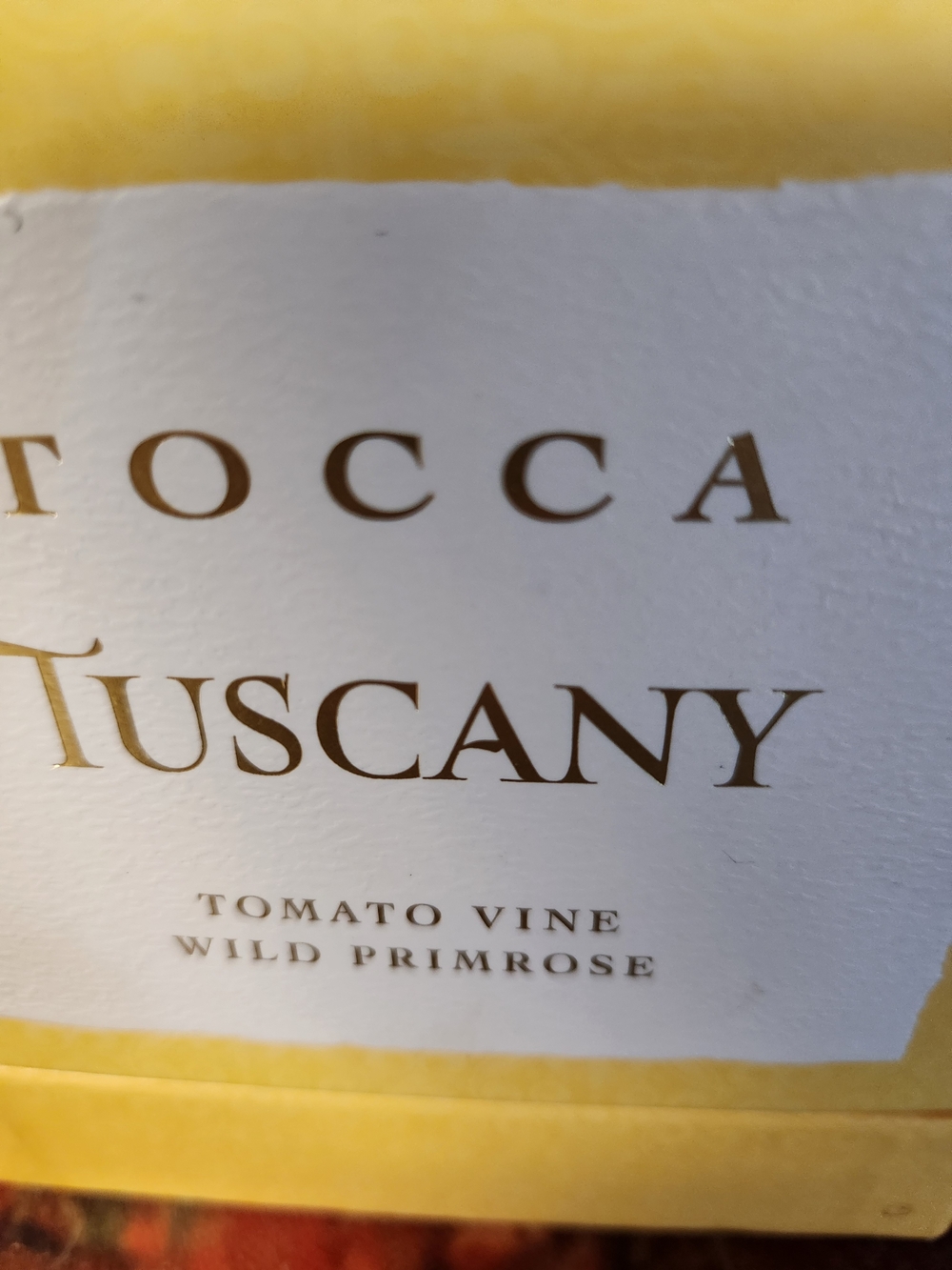 Tocca Tuscany Yellow Decorative Candle Box - Picture 4 of 6